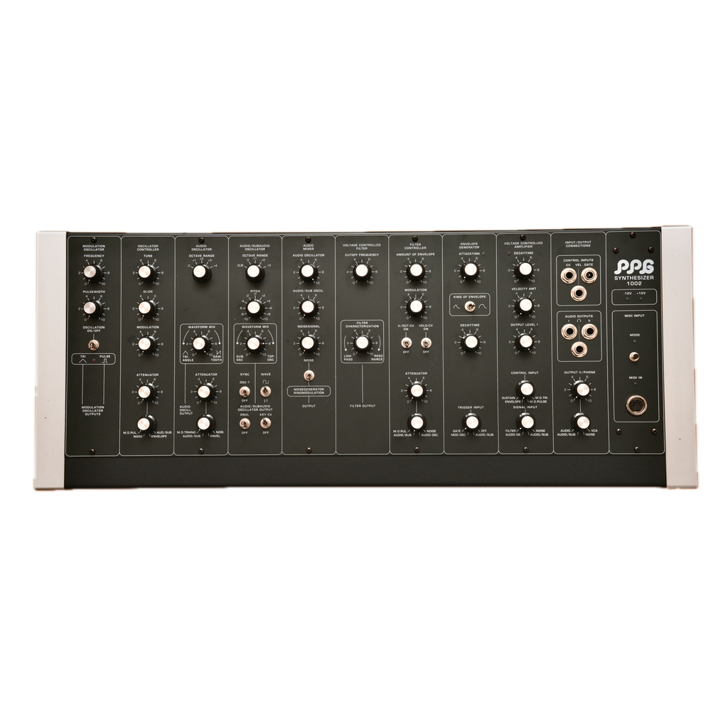 Sintetizzatore analogico PPG 1002 Mk2 in cabinet a consolle classico
