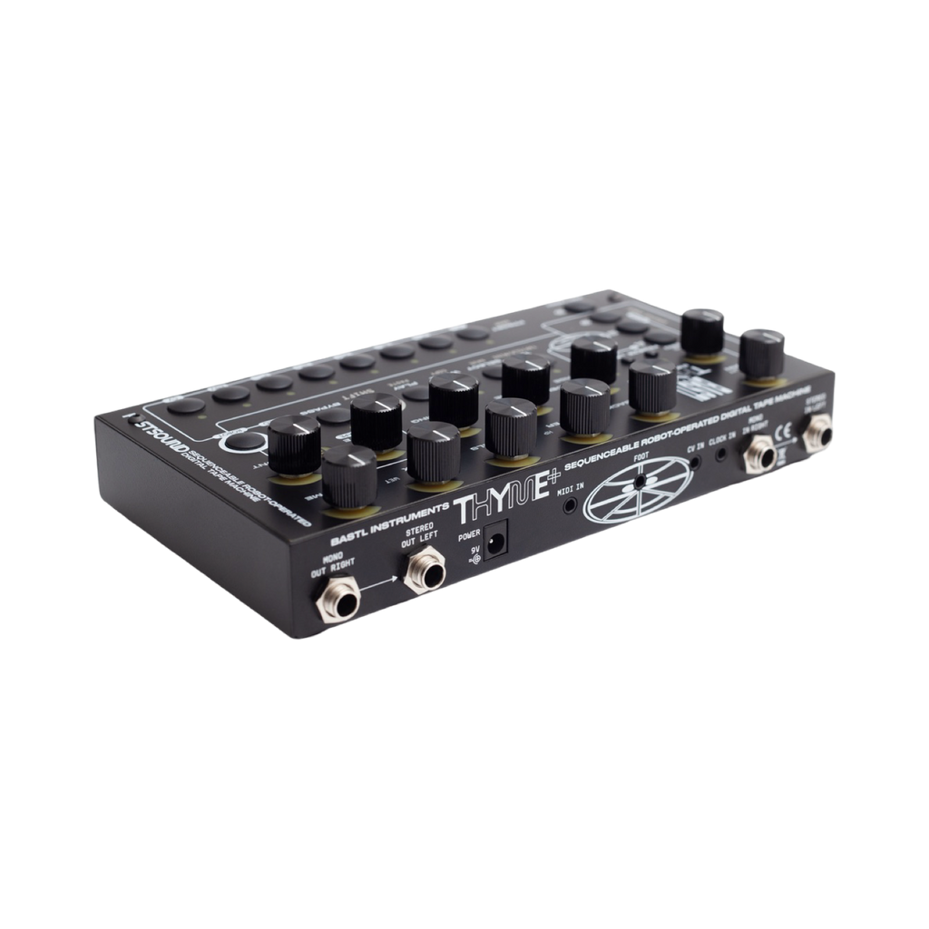 Bastl Thyme+, vista posteriore angolata con le connessioni