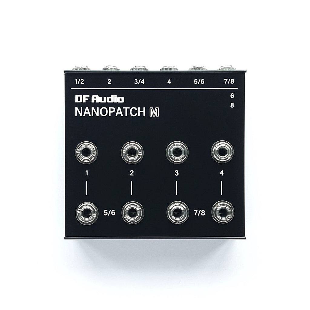 Patchbay compatta DF Audio Nanopatch M con prese mini-jack