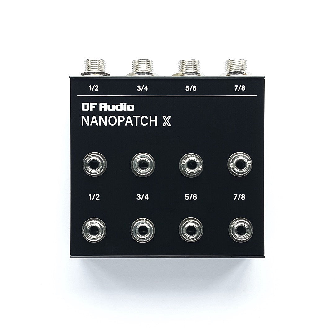 DF Audio Nanopatch X compact patch bay for effects pedals