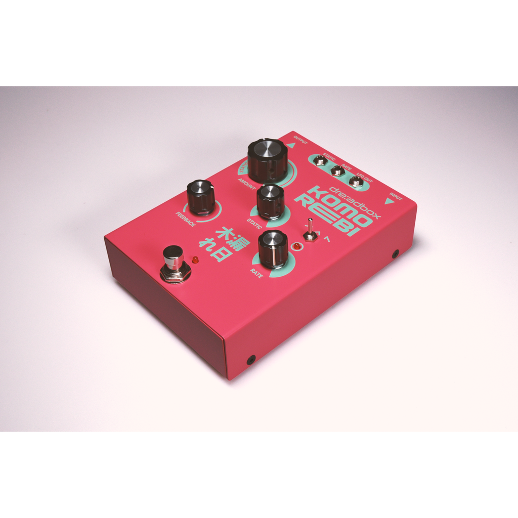 Dreadbox Komorebi chorus flanger pedal right side angled view