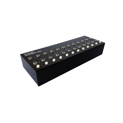 DF Audio Minibay S24 patch bay angled view