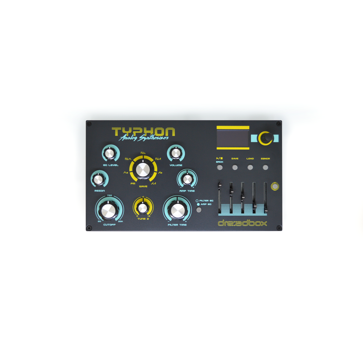 Sintetizzatore analogico monofonico compatto Dreadbox Typhon