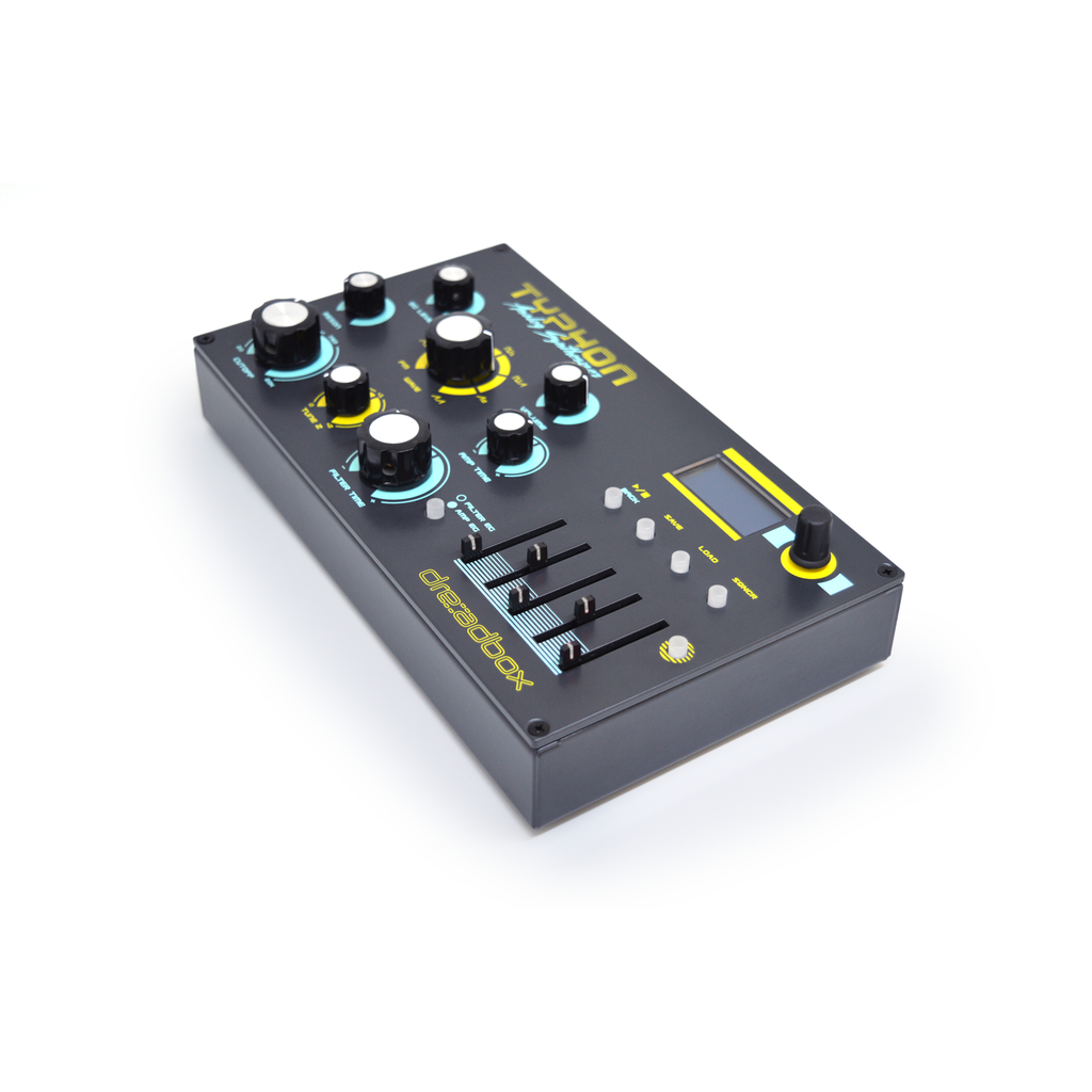 Sintetizzatore analogico Dreadbox Typhon, vista lato destro