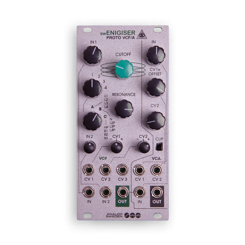 Modulo filtro Eurorack swEnigiser Proto VCF/A da 12 HP